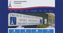 Desktop Screenshot of frenchaustralianpreschool.com.au